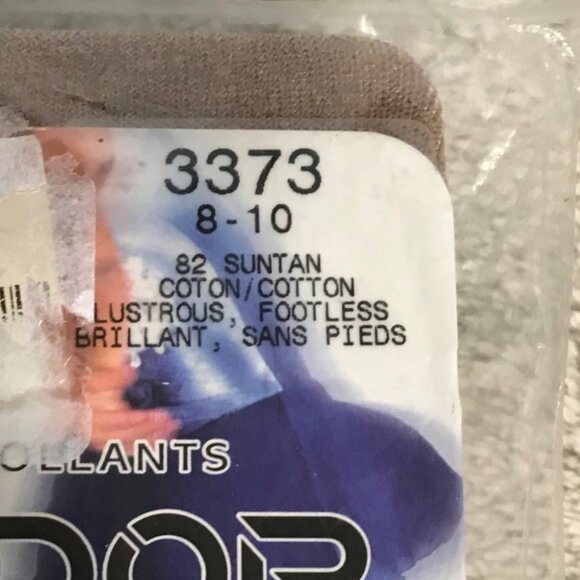 Mondor Opaque Plus Figure Skating Tights Lycra Size 8-10 - Picture 3 of 6